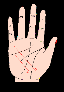 手相健康線，健康線圖解，手相健康線算命圖解